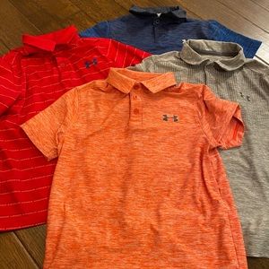 Youth small Under Armour polos